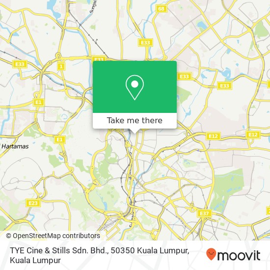 TYE Cine & Stills Sdn. Bhd., 50350 Kuala Lumpur map