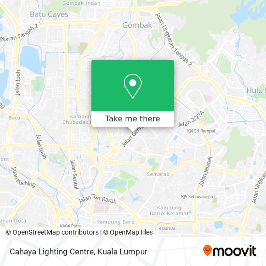 Cahaya Lighting Centre map