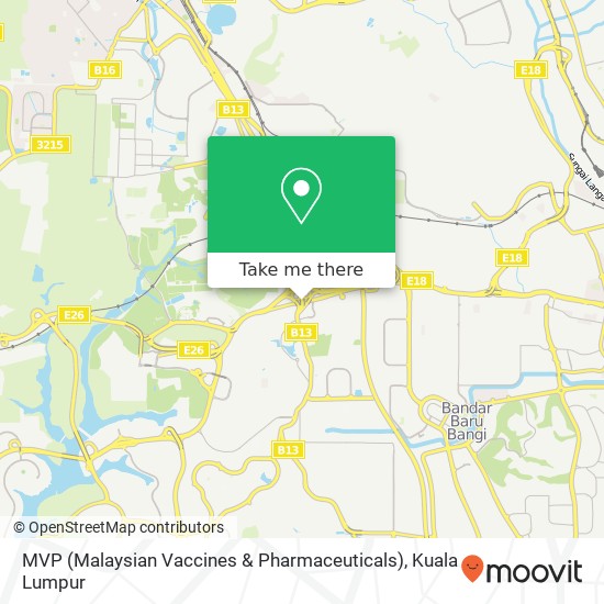MVP (Malaysian Vaccines & Pharmaceuticals) map