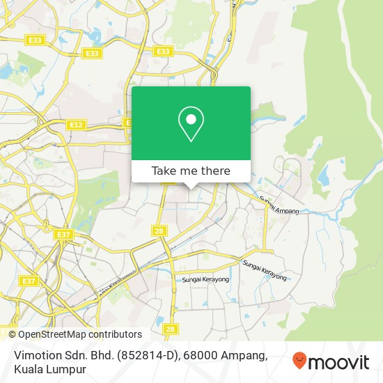 Peta Vimotion Sdn. Bhd. (852814-D), 68000 Ampang