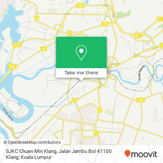 SJKC Chuen Min Klang, Jalan Jambu Bol 41100 Klang map