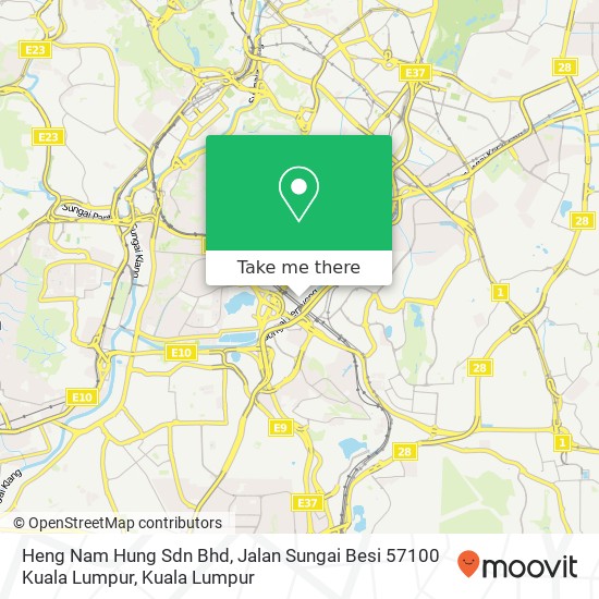 Heng Nam Hung Sdn Bhd, Jalan Sungai Besi 57100 Kuala Lumpur map