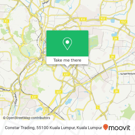 Constar Trading, 55100 Kuala Lumpur map