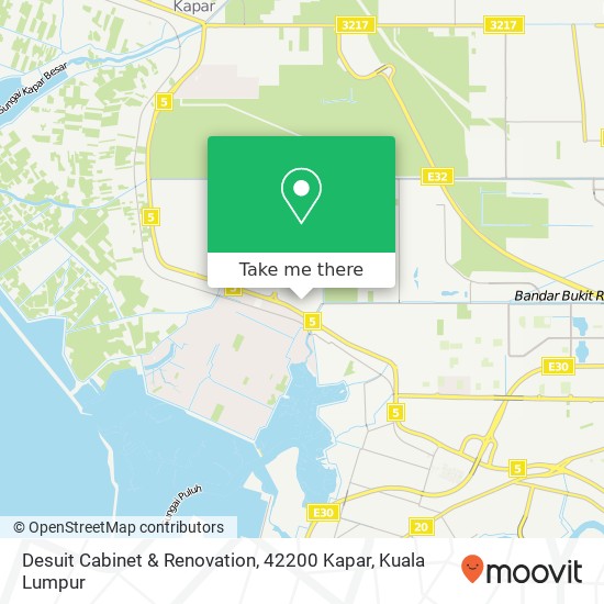 Desuit Cabinet & Renovation, 42200 Kapar map