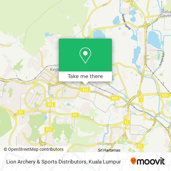 Lion Archery & Sports Distributors map