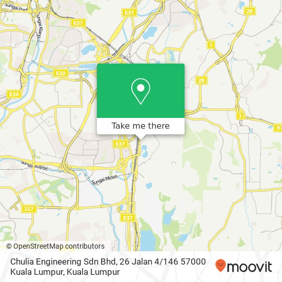 Chulia Engineering Sdn Bhd, 26 Jalan 4 / 146 57000 Kuala Lumpur map