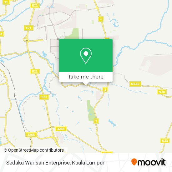 Peta Sedaka Warisan Enterprise