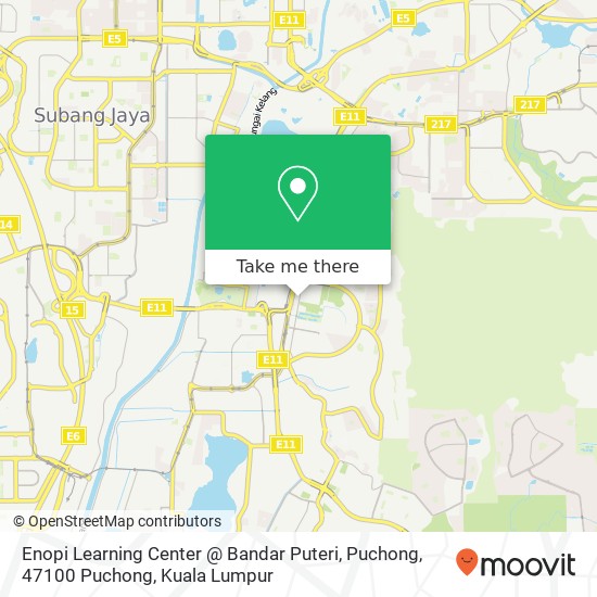 Enopi Learning Center @ Bandar Puteri, Puchong, 47100 Puchong map