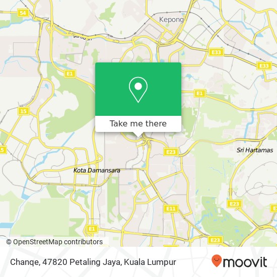 Peta Chanqe, 47820 Petaling Jaya