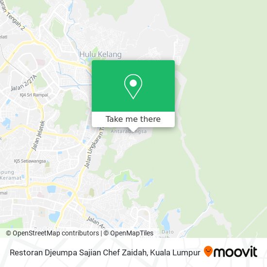 Peta Restoran Djeumpa Sajian Chef Zaidah