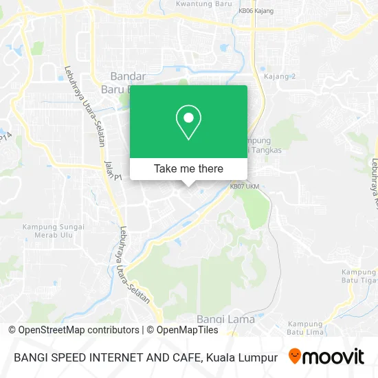 BANGI SPEED INTERNET AND CAFE map