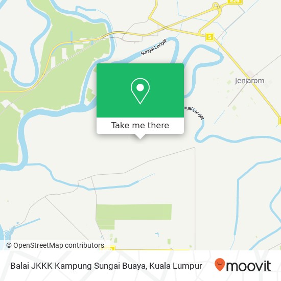 Peta Balai JKKK Kampung Sungai Buaya