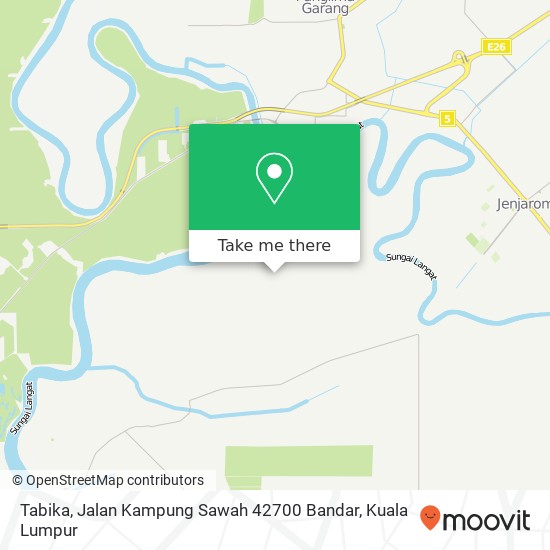 Tabika, Jalan Kampung Sawah 42700 Bandar map