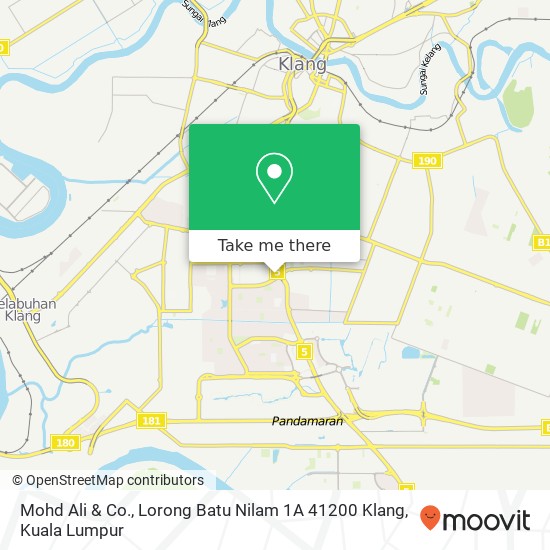 Peta Mohd Ali & Co., Lorong Batu Nilam 1A 41200 Klang