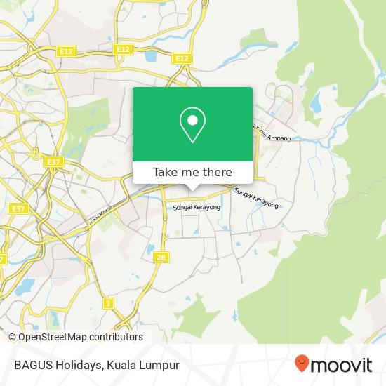 BAGUS Holidays map