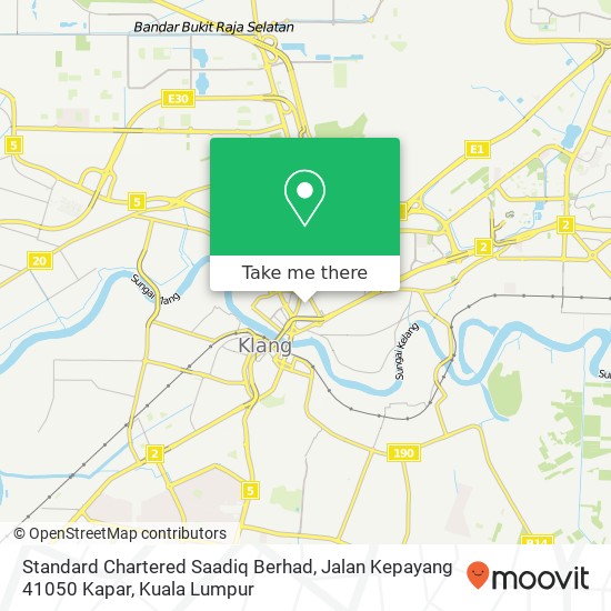 Standard Chartered Saadiq Berhad, Jalan Kepayang 41050 Kapar map