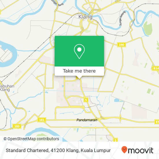 Standard Chartered, 41200 Klang map