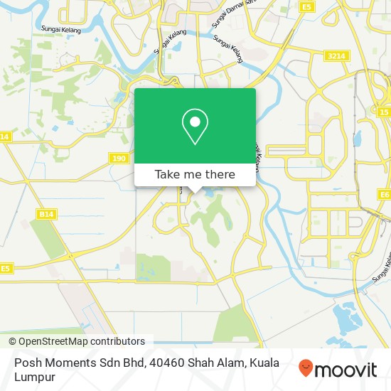 Posh Moments Sdn Bhd, 40460 Shah Alam map