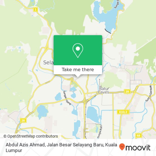 Abdul Azis Ahmad, Jalan Besar Selayang Baru map