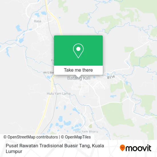 Pusat Rawatan Tradisional Buasir Tang map