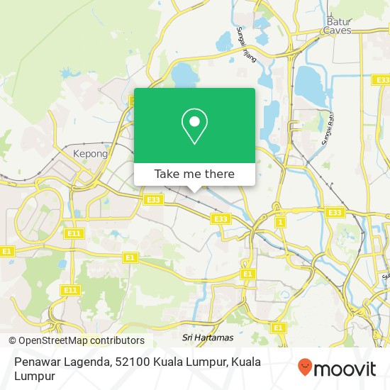 Peta Penawar Lagenda, 52100 Kuala Lumpur