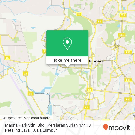 Magna Park Sdn. Bhd., Persiaran Surian 47410 Petaling Jaya map