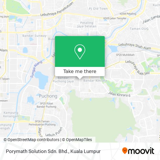 Porymath Solution Sdn. Bhd. map