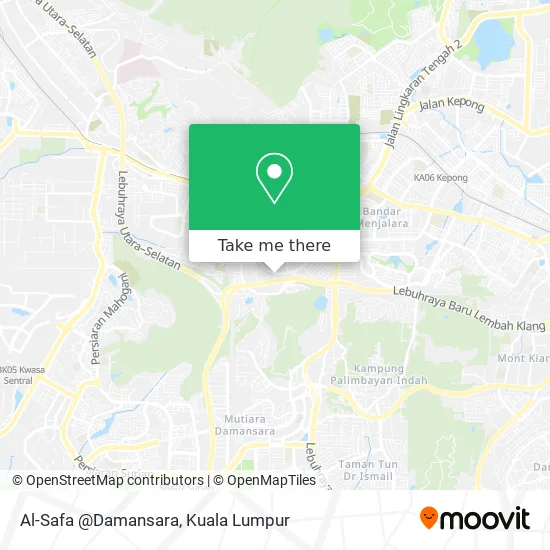 Al-Safa @Damansara map