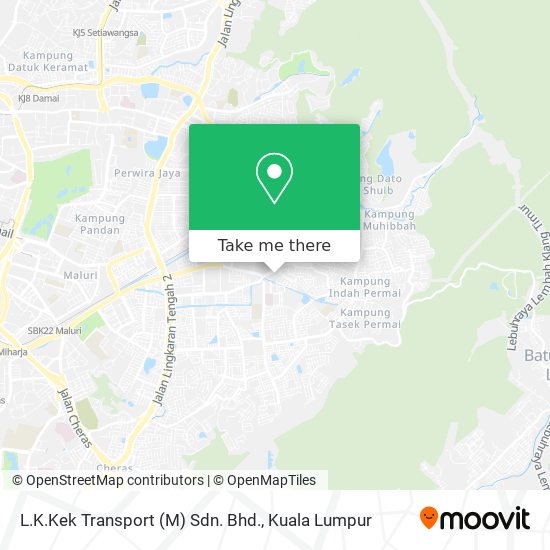 L.K.Kek Transport (M) Sdn. Bhd. map