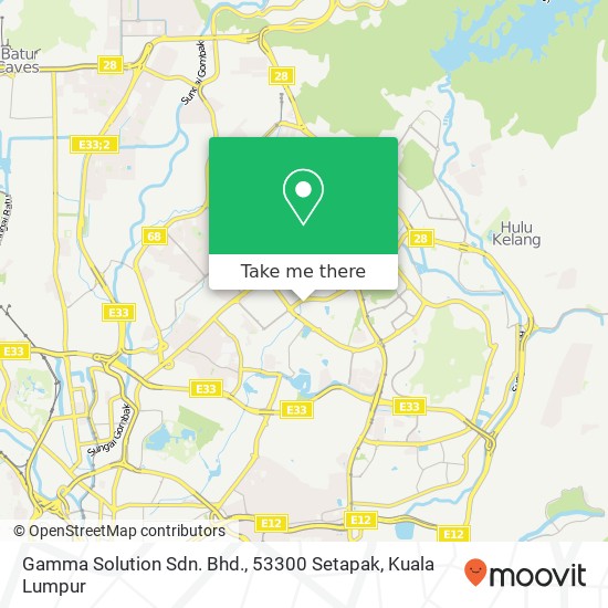 Gamma Solution Sdn. Bhd., 53300 Setapak map