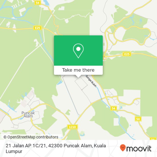 21 Jalan AP 1C / 21, 42300 Puncak Alam map