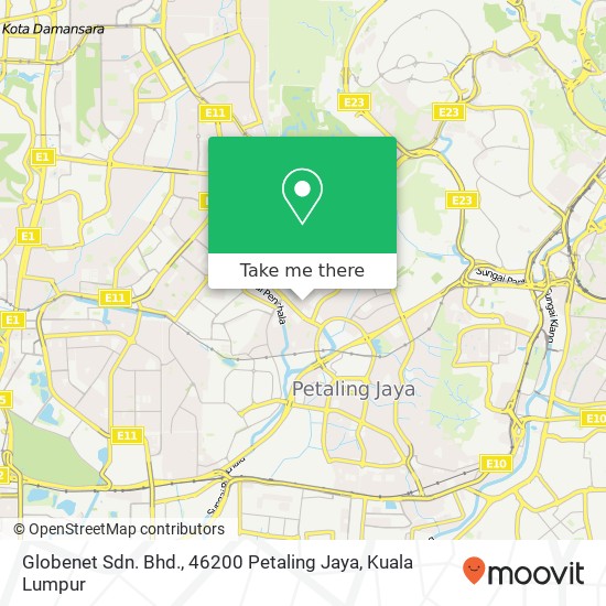 Globenet Sdn. Bhd., 46200 Petaling Jaya map