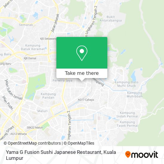 Yama G Fusion Sushi Japanese Restaurant map