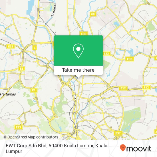 EWT Corp Sdn Bhd, 50400 Kuala Lumpur map