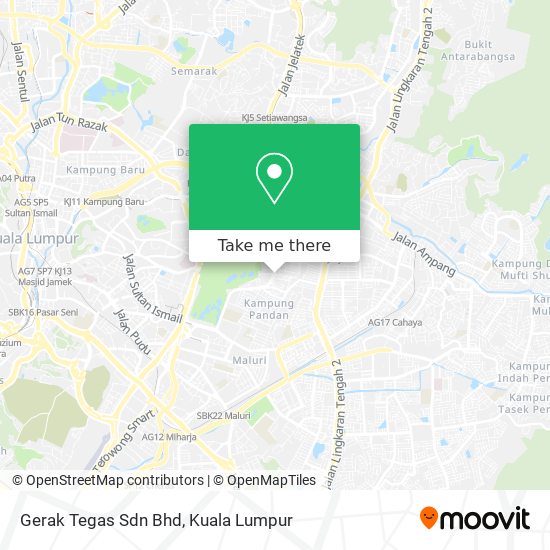 Gerak Tegas Sdn Bhd map