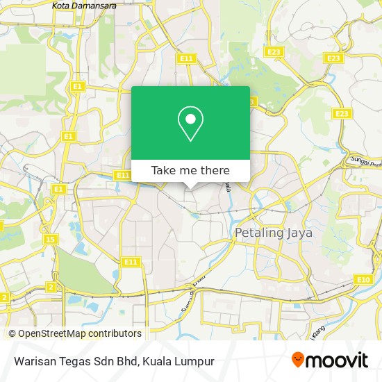 Warisan Tegas Sdn Bhd map
