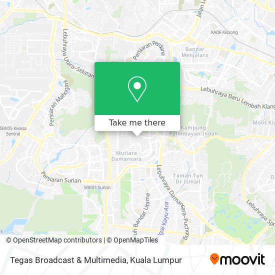 Tegas Broadcast & Multimedia map