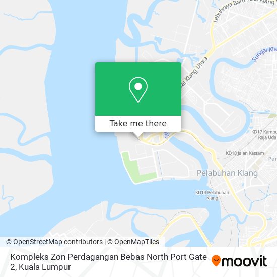 Kompleks Zon Perdagangan Bebas North Port Gate 2 map