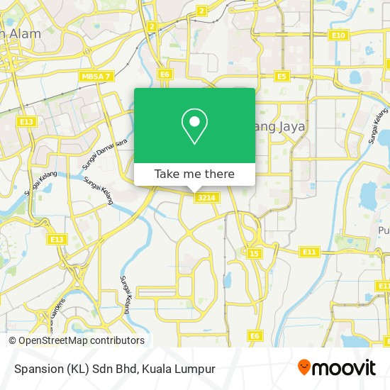 Spansion (KL) Sdn Bhd map