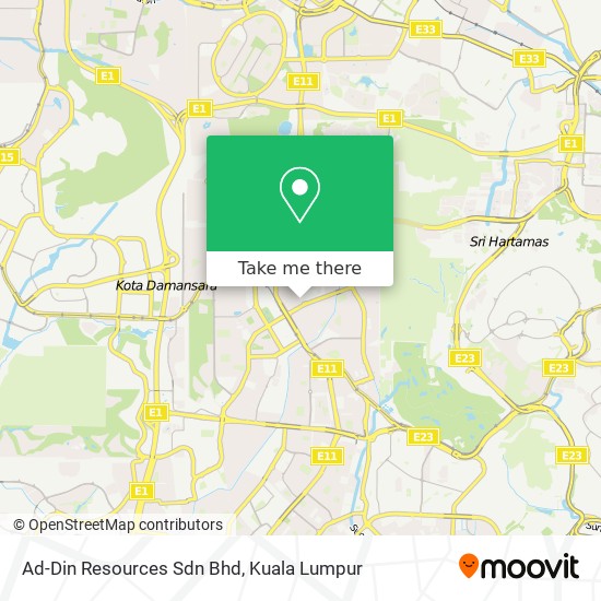 Ad-Din Resources Sdn Bhd map