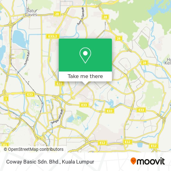 Coway Basic Sdn. Bhd. map