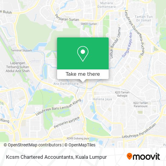Kcsm Chartered Accountants map