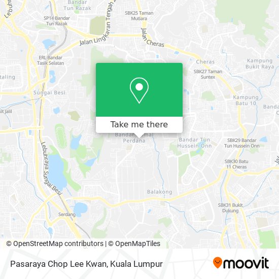 Peta Pasaraya Chop Lee Kwan