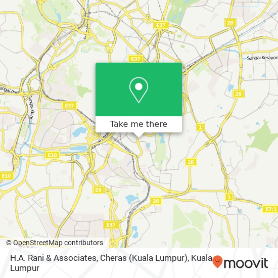 H.A. Rani & Associates, Cheras (Kuala Lumpur) map