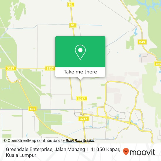 Greendale Enterprise, Jalan Mahang 1 41050 Kapar map