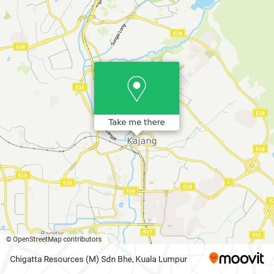 Chigatta Resources (M) Sdn Bhe map