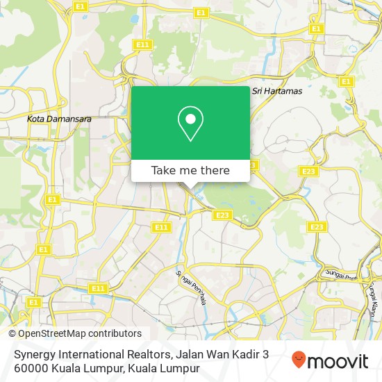 Synergy International Realtors, Jalan Wan Kadir 3 60000 Kuala Lumpur map