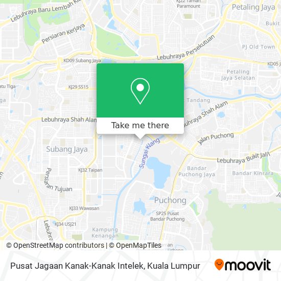 Pusat Jagaan Kanak-Kanak Intelek map