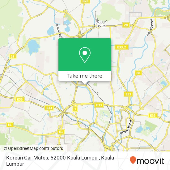 Korean Car Mates, 52000 Kuala Lumpur map