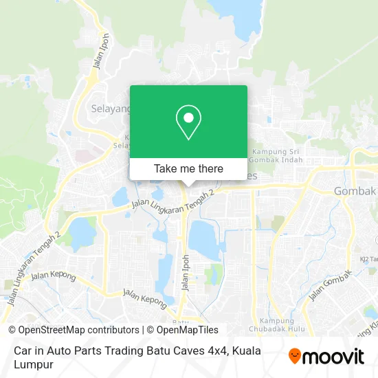 Car in Auto Parts Trading Batu Caves 4x4 map
